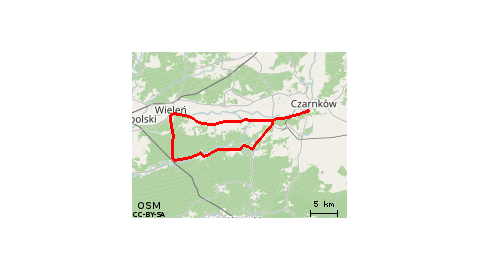 Czarnków - Wieleń - Miały - Czarnków