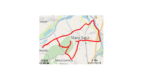 Stary-Mostki-Góra Parkowa-Moszczenica