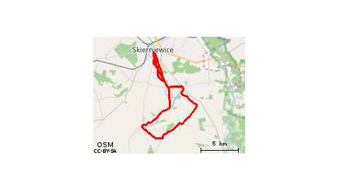 Górzyste okolice Skierniewic