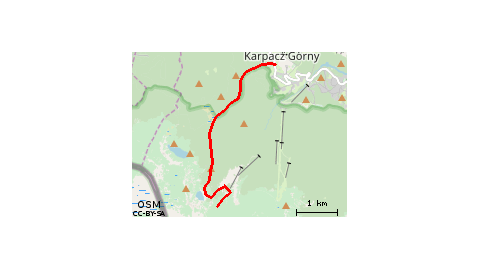 Szlak pieszy niebieski