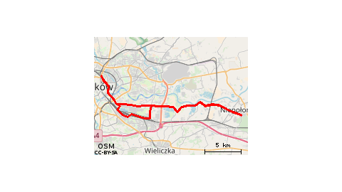 Cm. Rakowicki - Skraj Puszczy Niepolomickiej - Prokocim - Cm. Rakowicki  