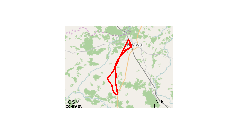 Mława-Mdzewo-Miączyn-Mława