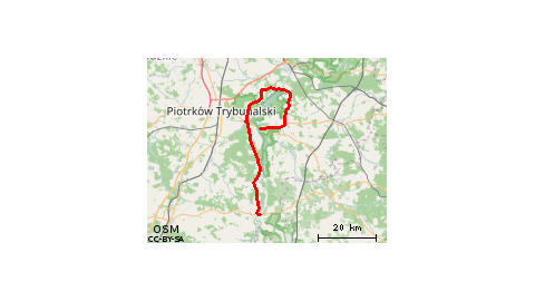 Sulejów-Smardzewice-Przedbórz-Sulejów