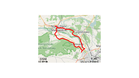 Warszawa Młociny-Modlin-Młociny