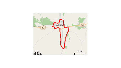 Gostyń-Podrzecze-Krajewice-Gostyń