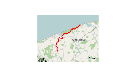 Mrzeżyno- Pogorzelica - Paprotno