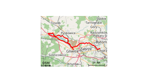 Do Gliwic przez Pławniowice