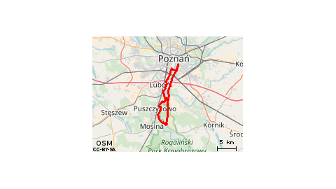 POZNAŃ NSR-Rogaline-Starołeka 27.10 on GPSies.com
