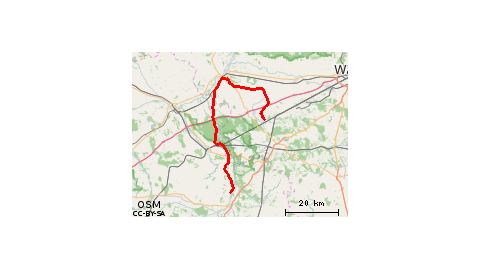 200 km wokół Żyrardowa