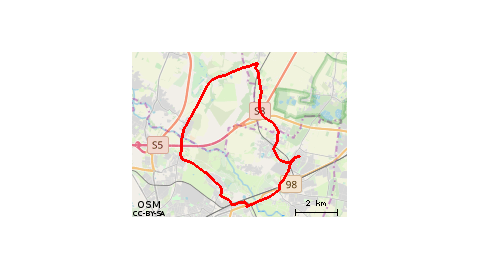 Trasa 7 Luty 2019 R. Zakrzow - Pasikurowice - Korona - Zakrzow 