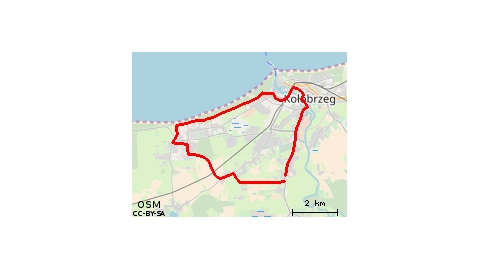 Zieleniewo - Grzybowo -Kołobrzeg -Zieleniewo