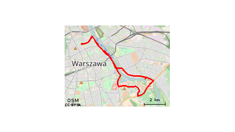 Z Muranowa Wzdłuż I Przez Wisłę