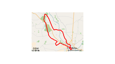 Kalisz - Kościelna Wieś - Gołuchów - Kalisz