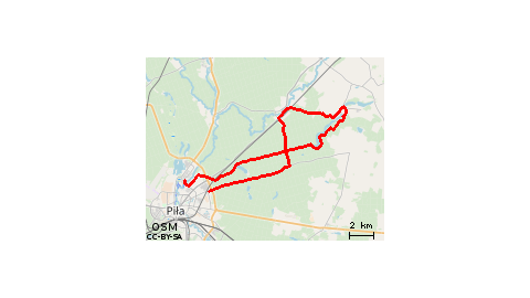 Piła - J. Wapieńskie- Skórka - Piła