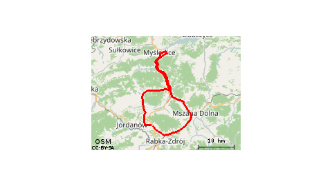 Skomielna B.-Myślenice-Skomielna B.