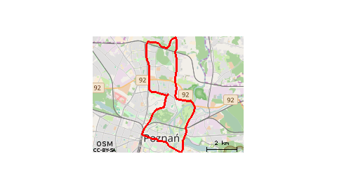 Poznań kółko przez Umultowo i centrum.