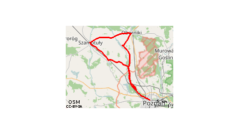 Poznań - Szamotuły - Oborniki - Poznań