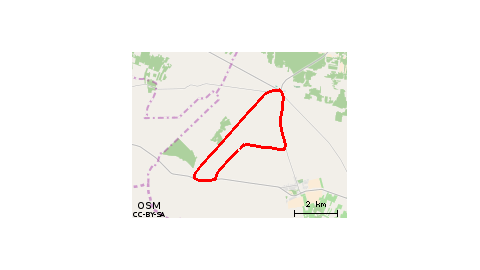 14,2 km [ EM - ZŁ - IŁ - BRZOZ - EM ] 