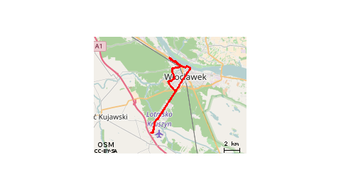 Kruszyn-Włocławek-Kruszyn