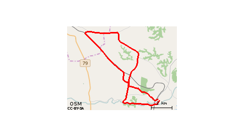 Dwikozy - Romanówka Wiatraki- Dwikozy