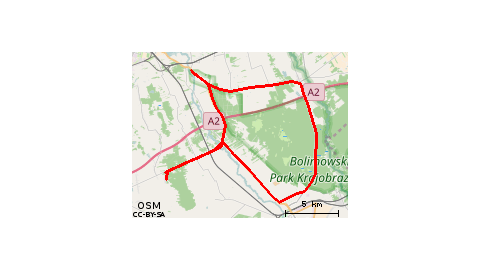 Jacochów 7 - Arkadia - Nieborów - Budy Grabskie - Jacochów