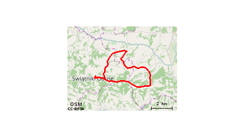 swiatniki - gorzkow - janowice - rzeszotary - podstolice -ochojno - swiatniki 