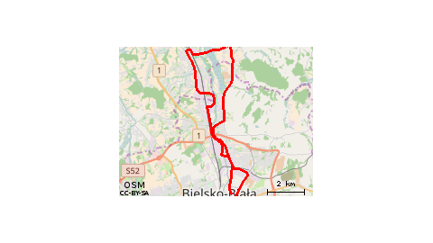 Bielsko - Bestwina - Komorowice -Bielsko
