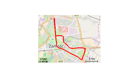 Zamość nocą