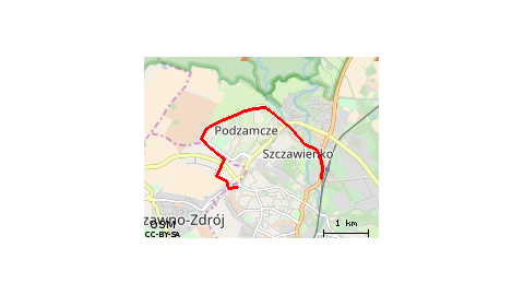 Wałbrzych Szczawienko - Podzamcze - Piaskowa Góra 