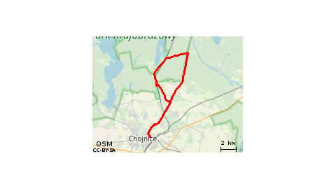 Chojnice-Turowiec-Dębowa Góra-Chojnice