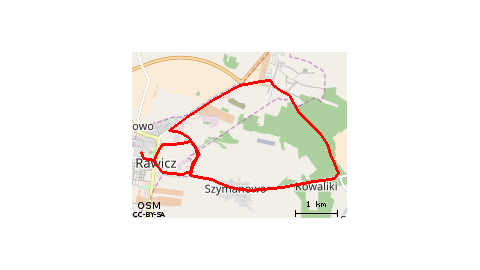 Rawicz-Szymanowo-Sarnowa-Rawicz (krótka przejażdżka)