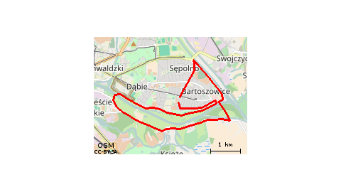 rekreacyjna na przejażdżkę w okolicach Odry