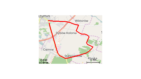 Radzymin - Wiktorów - Ciemne - Wiktorów