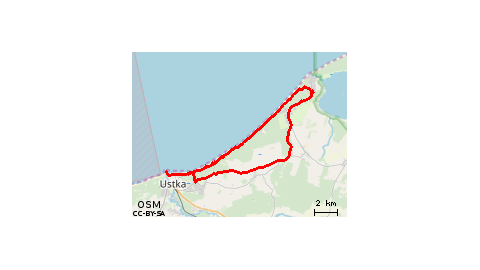 Rowy-Ustka-Rowy Klifem