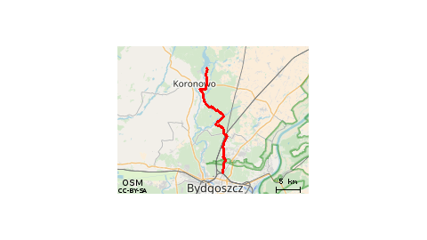 trasa do Pieczysk on GPSies.com