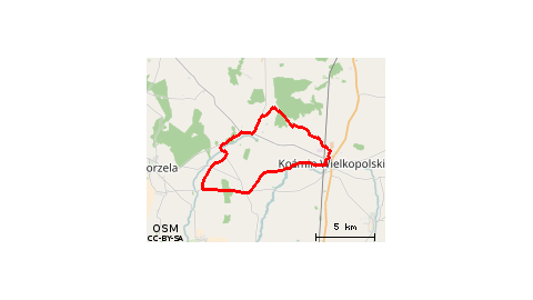 koźmin-mokronos-borzęciczki-koźmin