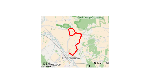 Dzierżoniów - Gorko - Tuszyn - Jaźwina