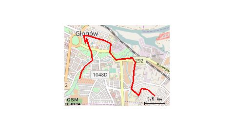 Po Głogowie Trasa Nr. 1