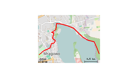 Trasa zakochanych w Mrągowie