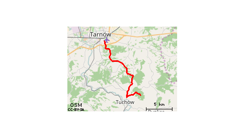 Dojazd do Lasów Tuchowskich (staw)