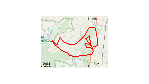 Boszkowo-Letnisko - Ujazdowo - Boszkowo-Letnisko - Włoszakowice - Adamowo - Krzycko Wielkie - Pasieka Mórkowo - Mórkowo - Smyczyna - Objazd Trasy Maratonu Smyczyna - Radomicko - Wydorowo - Podśmigiel - Boguszyn - Bukówiec Górny - Dłużyna - Włoszakowice - 