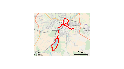 Miasto + Zalew Wzdłuż Rzeki