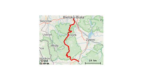 bielsko-biały krzyż-milówka