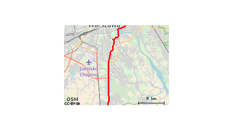 Piaseczno -> Warszawa (Saska Kępa )