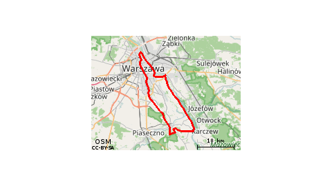 Kabaty - Konstancin - Żoliborz