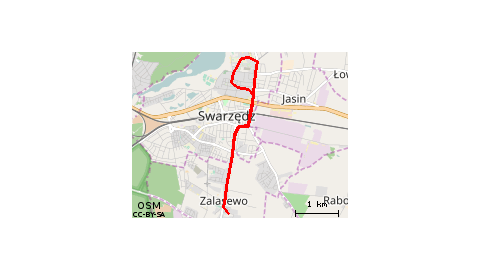 Trasa : dom-praca-dom