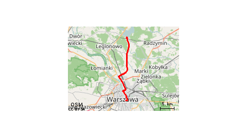 z Centrum Warszawy nad Zalew Zegrzyński