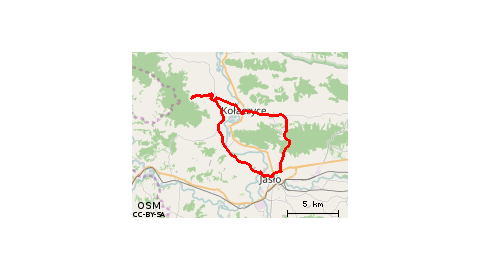 Jasło-Kołaczyce-Liwocz-Gamrat-Jasło