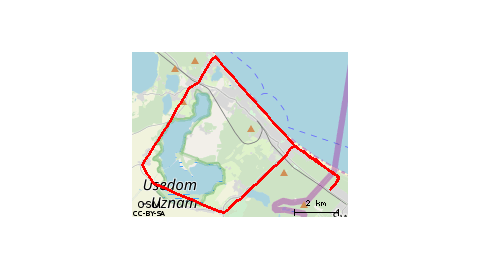 Świnoujście-Benzin-Usdan-Ahlbeck-Świnouj