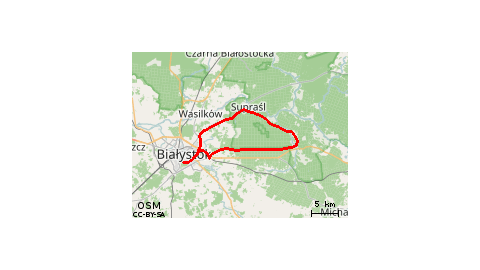 Białystok-Królowy Most-Supraśl-Białystok